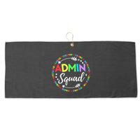 Admin Squad School Assistant Principal Administrator Crew Large Microfiber Waffle Golf Towel
