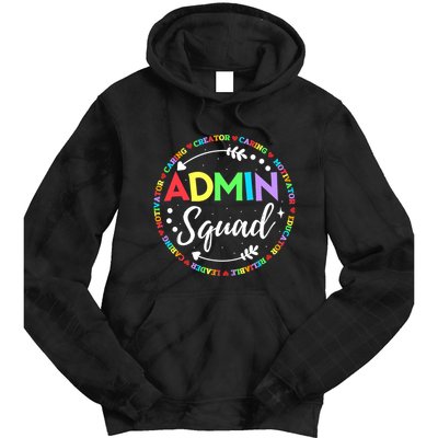 Admin Squad School Assistant Principal Administrator Crew Tie Dye Hoodie