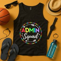 Admin Squad School Assistant Principal Administrator Crew Tank Top