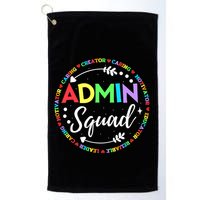 Admin Squad School Assistant Principal Administrator Crew Golf Towel