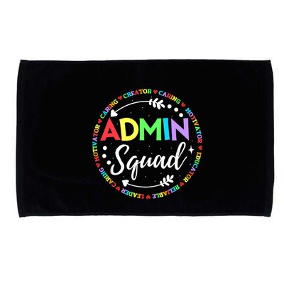 Admin Squad School Assistant Principal Administrator Crew Microfiber Hand Towel