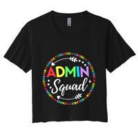 Admin Squad School Assistant Principal Administrator Crew Crop Top
