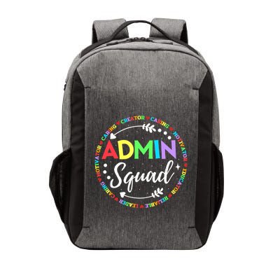 Admin Squad School Assistant Principal Administrator Crew Vector Backpack