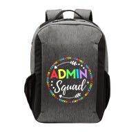 Admin Squad School Assistant Principal Administrator Crew Vector Backpack