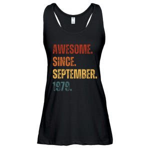 Awesome Since September 1979 44 Years Old Gift 44th Birthday Ladies Essential Flowy Tank