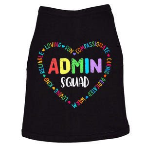 Admin Squad School Assistant Principal Crew Administrator Doggie Tank