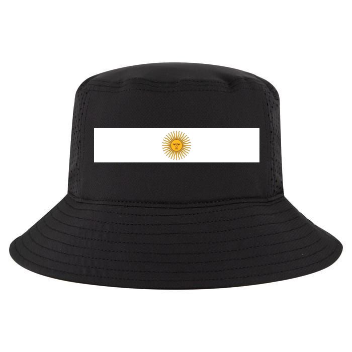 Argentine Simple Stripe Flag Cool Comfort Performance Bucket Hat