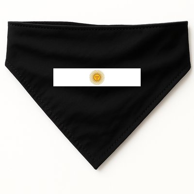 Argentine Simple Stripe Flag USA-Made Doggie Bandana