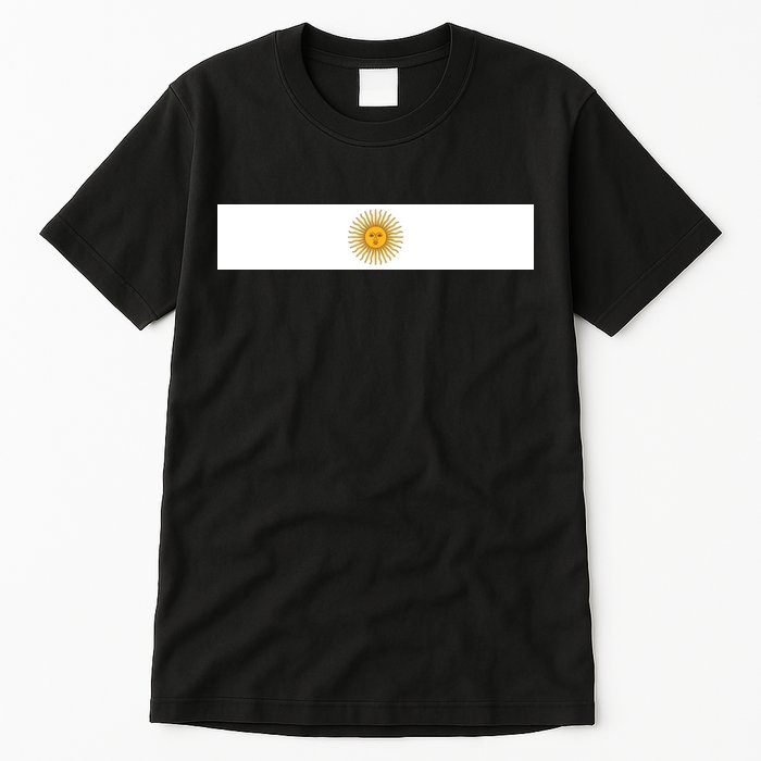 Argentine Simple Stripe Flag Tall T-Shirt