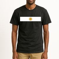 Argentine Simple Stripe Flag Tall T-Shirt