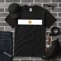 Argentine Simple Stripe Flag Tall T-Shirt