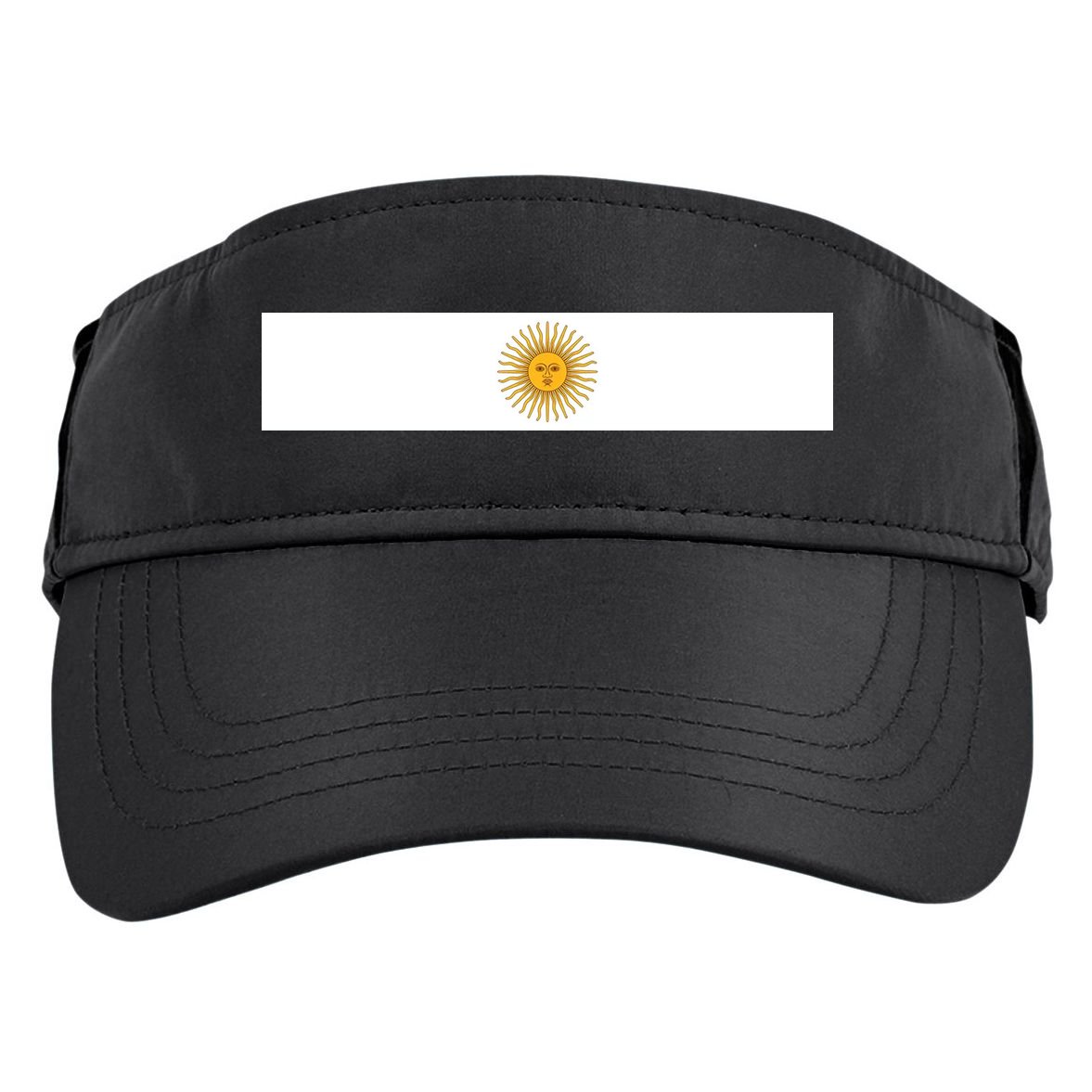 Argentine Simple Stripe Flag Adult Drive Performance Visor