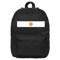 Argentine Simple Stripe Flag 16 in Basic Backpack