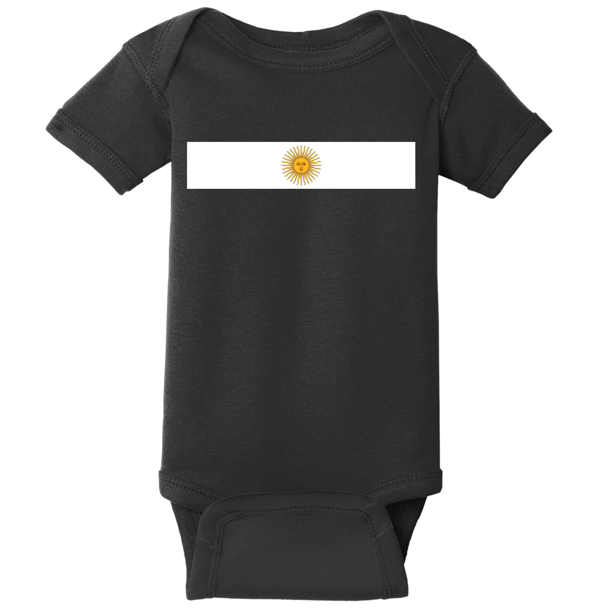 Argentine Simple Stripe Flag Baby Bodysuit
