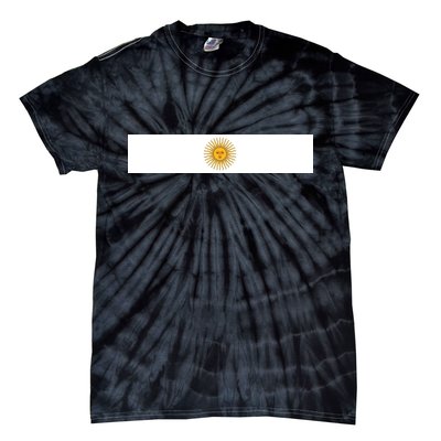 Argentine Simple Stripe Flag Tie-Dye T-Shirt