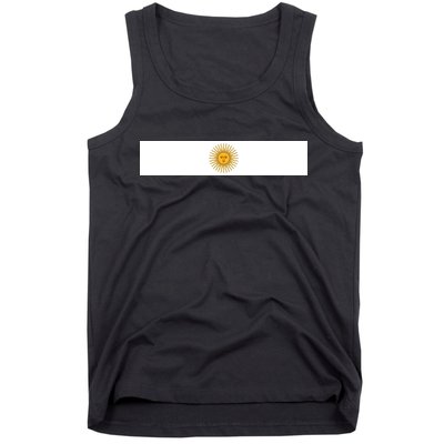 Argentine Simple Stripe Flag Tank Top