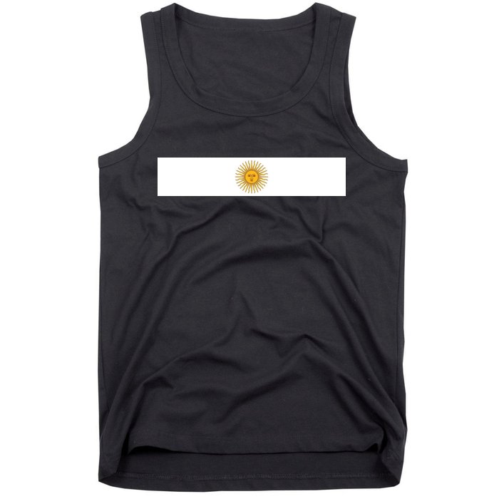 Argentine Simple Stripe Flag Tank Top