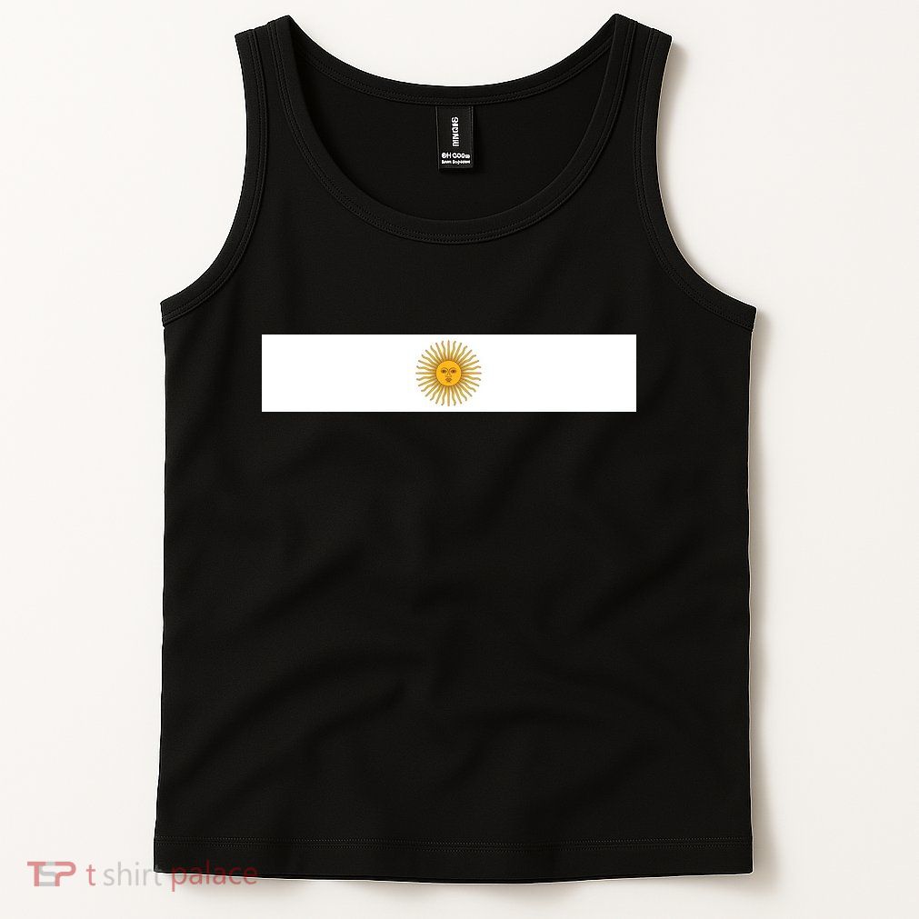 Argentine Simple Stripe Flag Tank Top