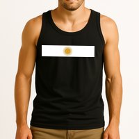 Argentine Simple Stripe Flag Tank Top