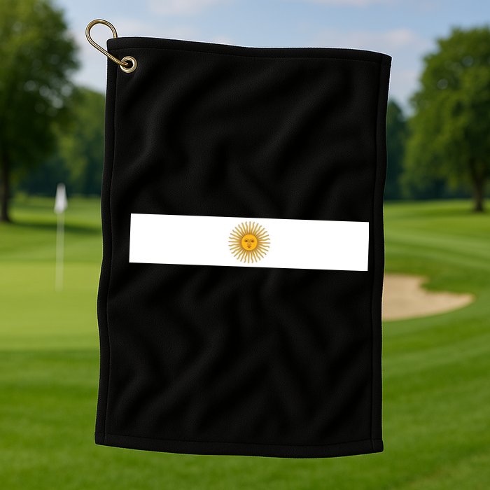 Argentine Simple Stripe Flag Golf Towel
