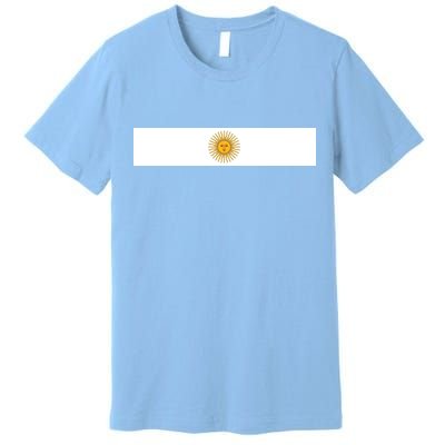 Argentine Simple Stripe Flag Premium T-Shirt