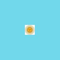 Argentine Simple Stripe Flag Kids T-Shirt