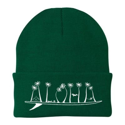 ALOHA Surfboard Surfing Gift Knit Cap Winter Beanie