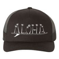 ALOHA Surfboard Surfing Gift Yupoong Adult 5-Panel Trucker Hat