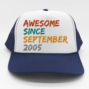 Awesome Since September 2005 Trucker Hat