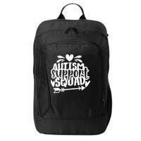 Autism Support Squad | Black / White City Backpack