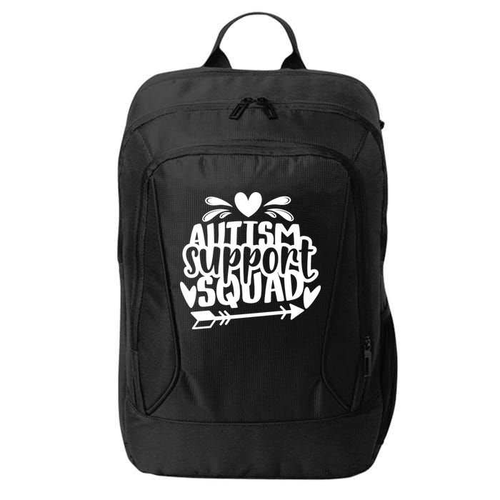 Autism Support Squad | Black / White City Backpack