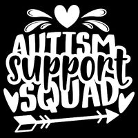 Autism Support Squad | Black / White City Backpack