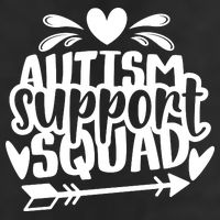 Autism Support Squad | Black / White Adult Drive Performance Visor
