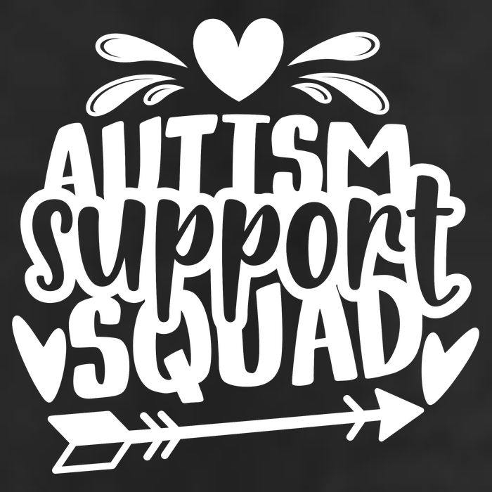Autism Support Squad | Black / White Adult Drive Performance Visor