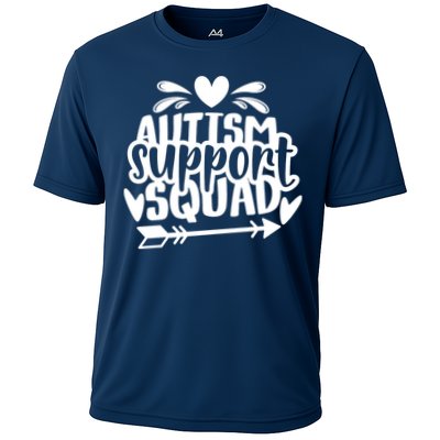 Autism Support Squad | Black / White Performance Shirt