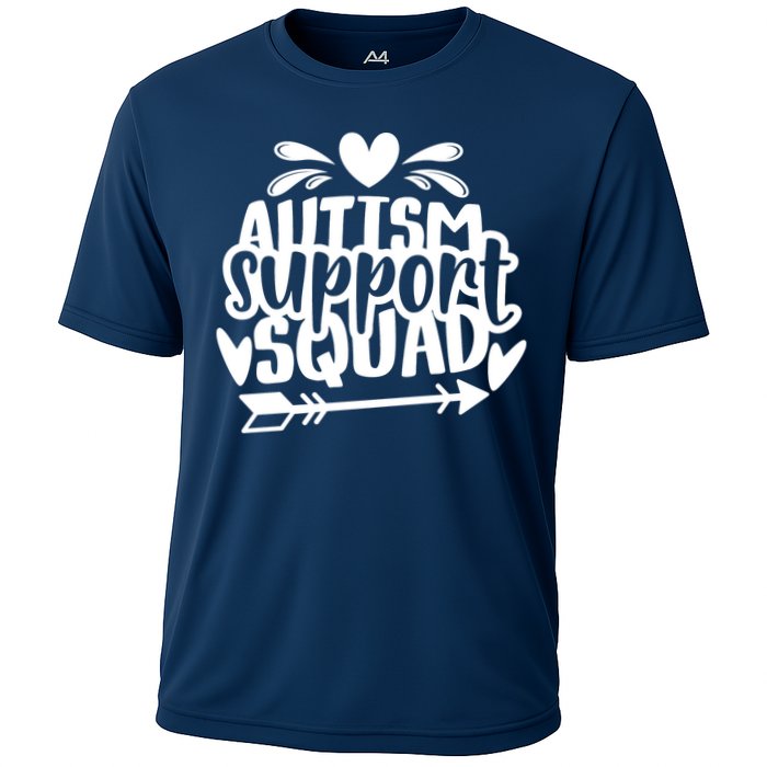 Autism Support Squad | Black / White Cooling Performance Crew T-Shirt