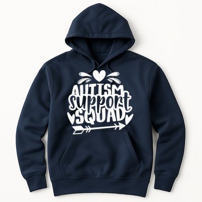 Autism Support Squad | Black / White Hoodie