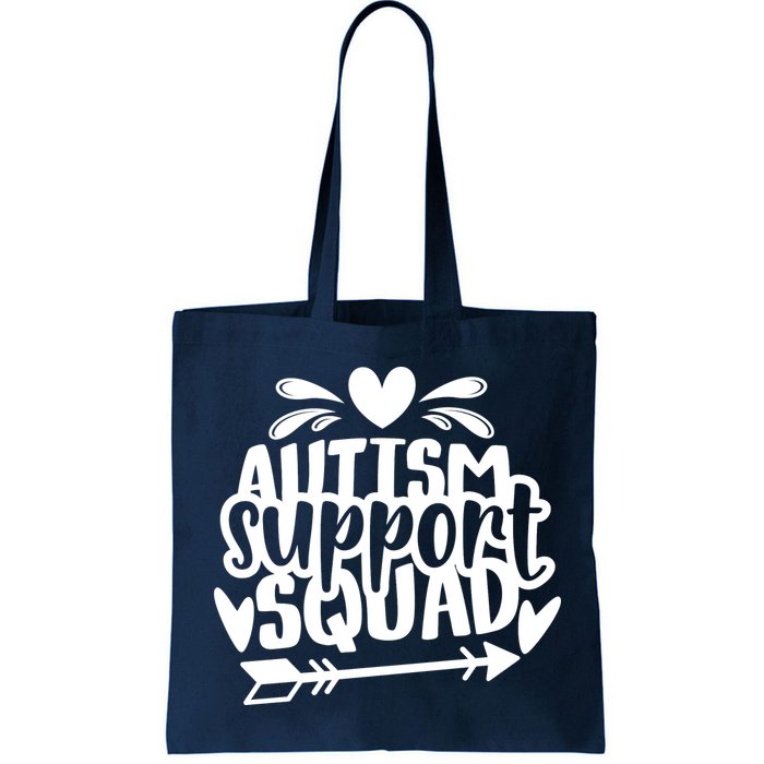 Autism Support Squad | Black / White Bag