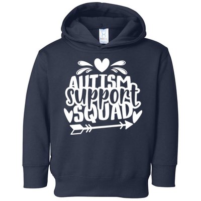 Autism Support Squad | Black / White Toddler Hoodie