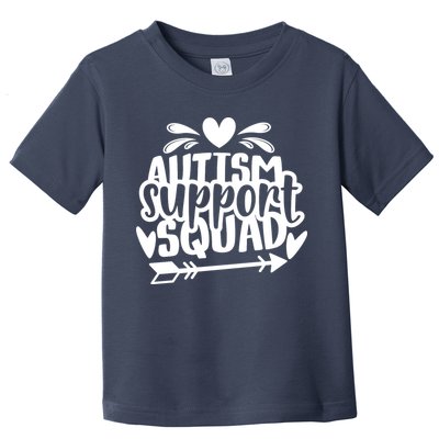 Autism Support Squad | Black / White Toddler T-Shirt