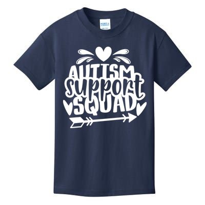 Autism Support Squad | Black / White Kids T-Shirt