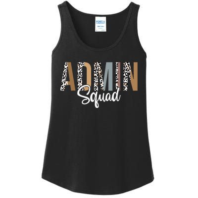 Admin Squad School Admin Assistant Principal Administrator Ladies Essential Tank