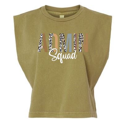 Admin Squad School Admin Assistant Principal Administrator Garment-Dyed Women's Muscle Tee