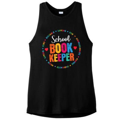 Admin Squad School Assistant Principal School Bookkeeper Ladies PosiCharge Tri-Blend Wicking Tank