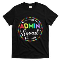 Admin Squad School Assistant Principal Administrator Crew T-Shirt