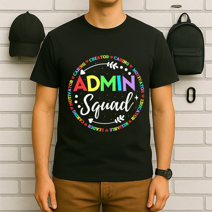 Admin Squad School Assistant Principal Administrator Crew T-Shirt