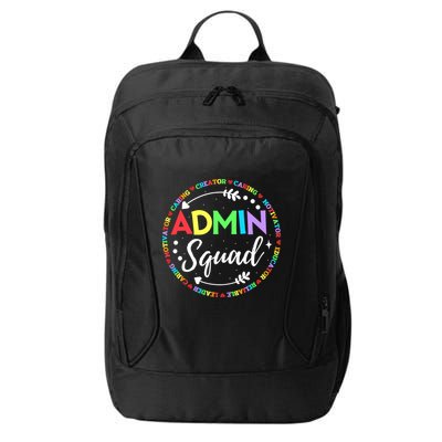 Admin Squad School Assistant Principal Administrator Crew City Backpack