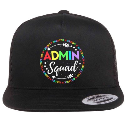 Admin Squad School Assistant Principal Administrator Crew Flatbill Hat