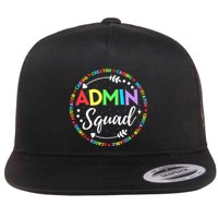 Admin Squad School Assistant Principal Administrator Crew Flatbill Hat