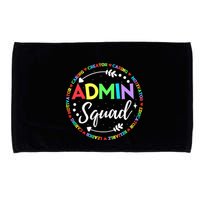 Admin Squad School Assistant Principal Administrator Crew Microfiber Hand Towel
